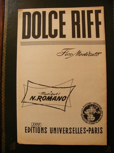 Noten partition dolce riff - noten,