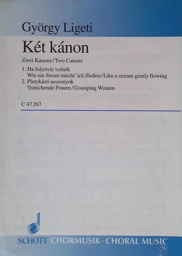 Két kánon - :, (zwei